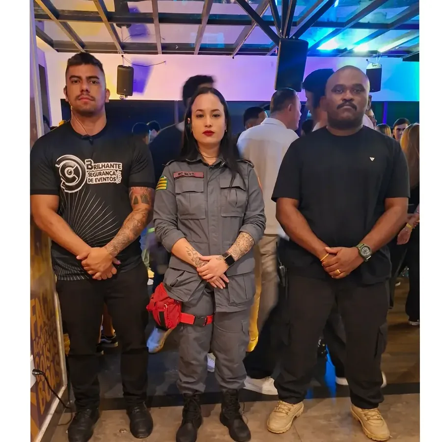 BRILHANTE SEGURANÇA 🛡️ Mais um grande evento finalizado com sucesso! ✅ Nossa equ